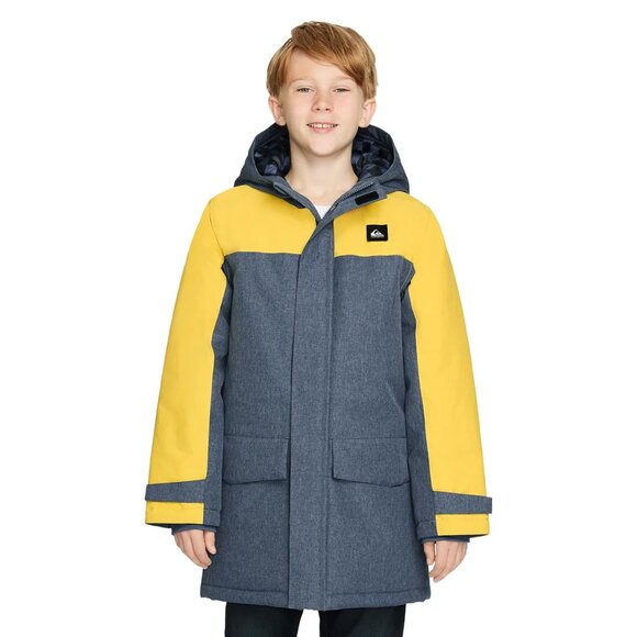 Quiksilver Youth Parka Snow Ski Jacket Zipper